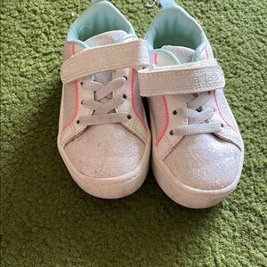 Carter's Kids Glitter Sneakers - Pink and White